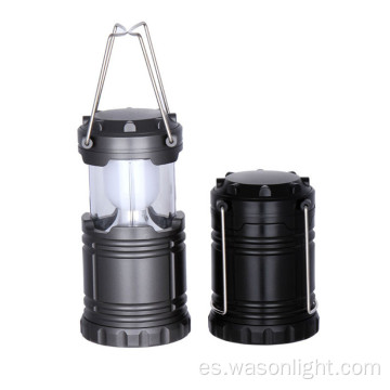 Luz de colorida LED LED de la batería emergente de la marca de marca para la marca para caminar Fold Camping Lantern